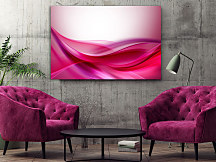 Štýlový obraz v ružovej farbe